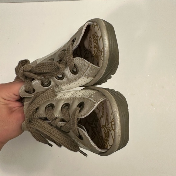 Fly London Yuta Women's Platform Wedge | Open Toe | Lace Up Sandal Size EU 39 - Picture 4 of 12